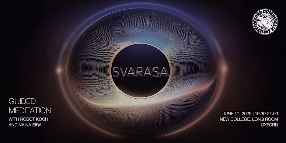 Svarasa Ritual: Guided Meditation with Robot Koch and Naina Eira at OPS